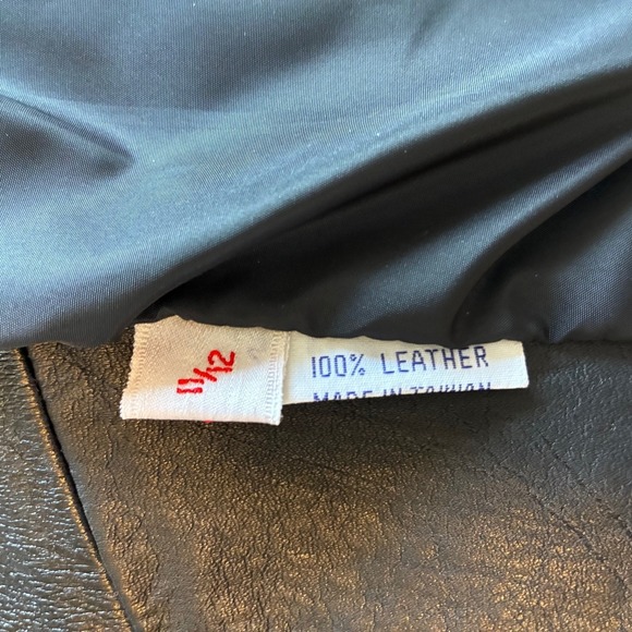 VTG 70s Suburban Internat'l Leather Coat Black Small Western Cowgirl Country - Picture 11 of 16